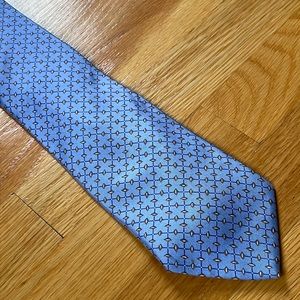 Hermes Geometric Silk Tie